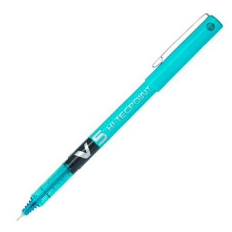 PILOT ROLLER TINTA LÍQUIDA V-5 HI-TECPOINT AZUL CLARO