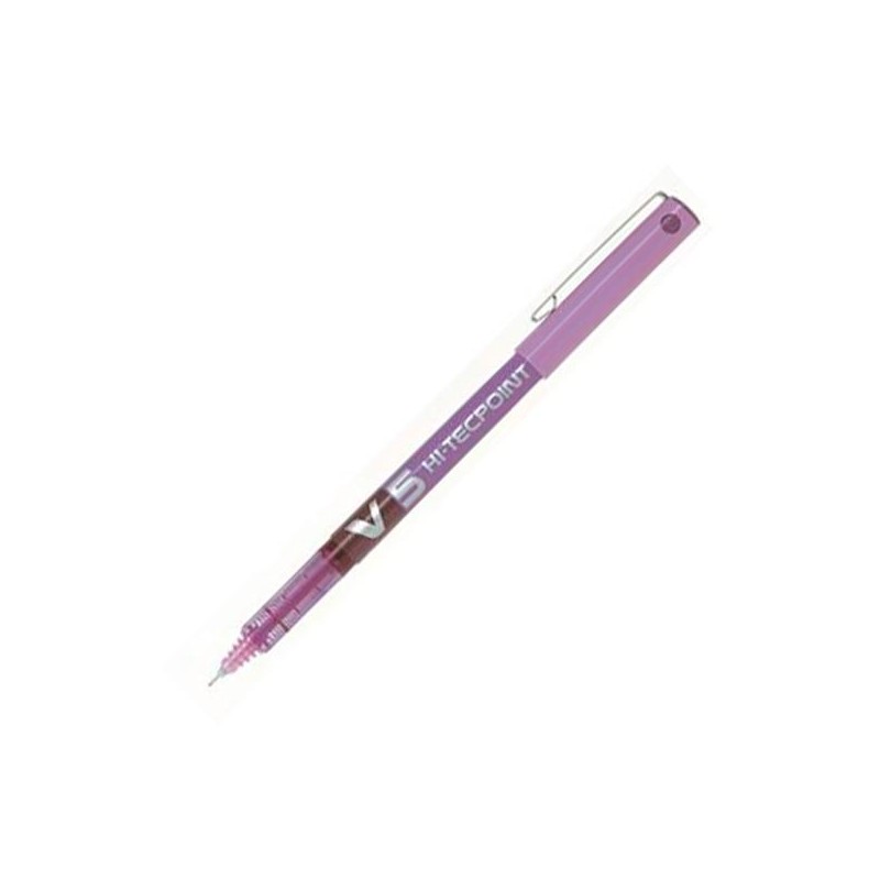 PILOT ROLLER TINTA LÍQUIDA V-5 HI-TECPOINT VIOLETA