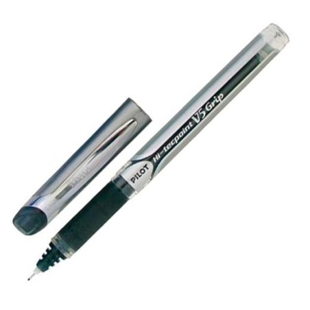 PILOT ROLLER TINTA LÍQUIDA V-5 GRIP HI-TECPOINT NEGRO