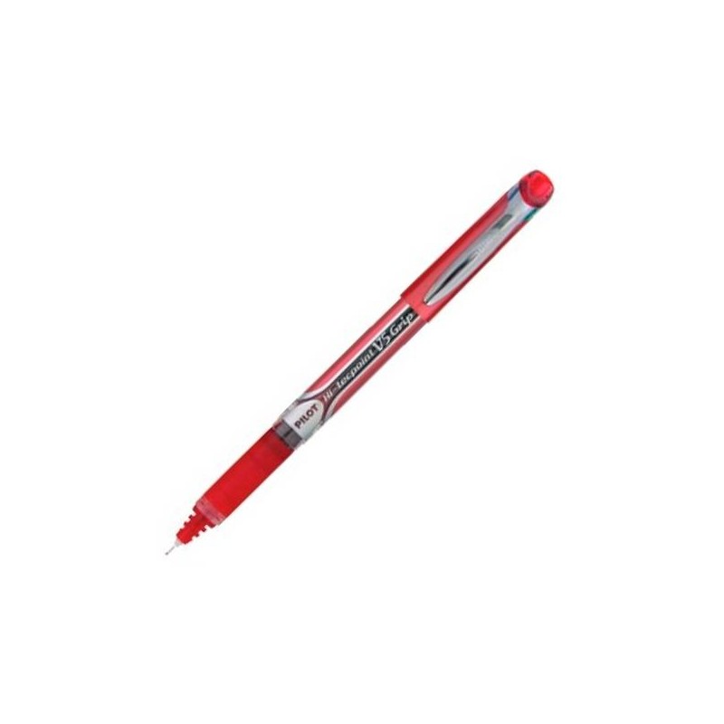 PILOT ROLLER TINTA LÍQUIDA V-5 GRIP HI-TECPOINT ROJO