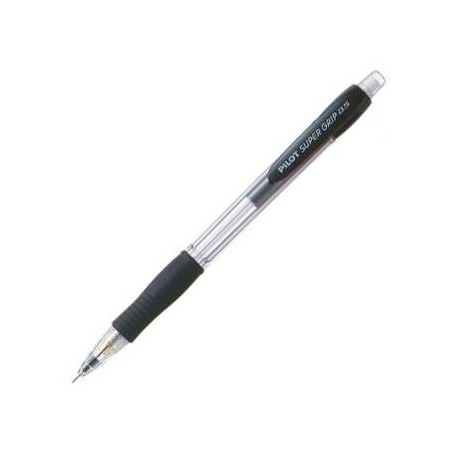 PILOT PORTAMINAS H-185 SUPERGRIP 0.5 CON GOMA NEGRO