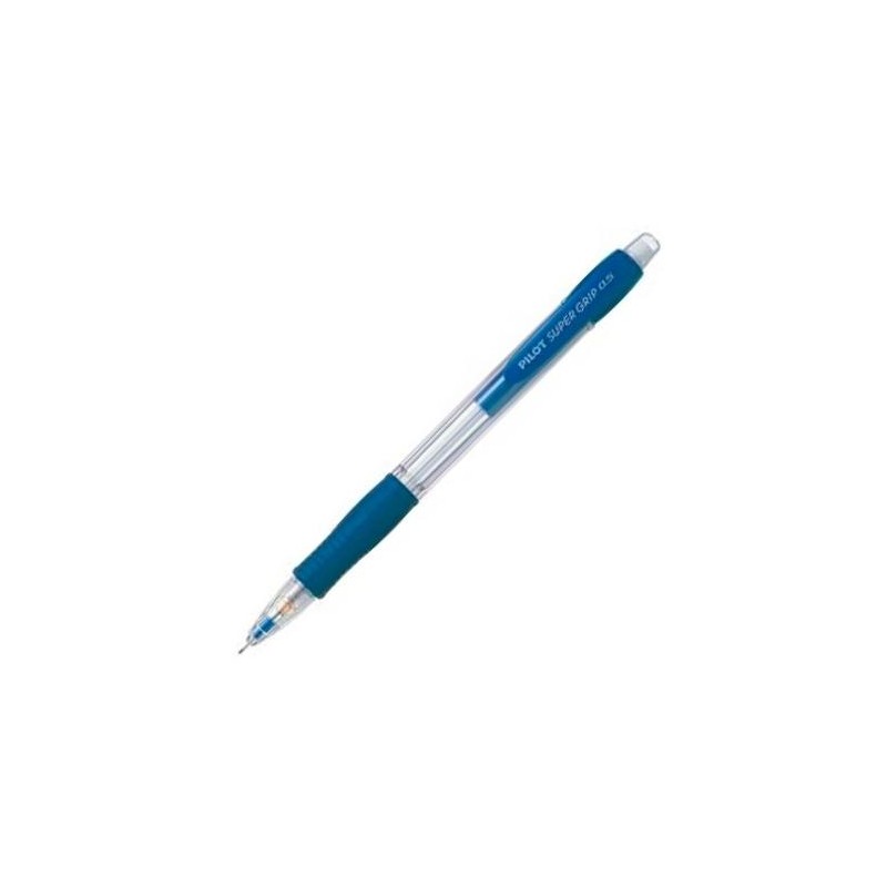 PILOT PORTAMINAS H-185 SUPERGRIP 0.5 CON GOMA AZUL