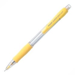PILOT PORTAMINAS H-185 SUPERGRIP 0.5 CON GOMA AMARILLO