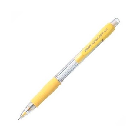 PILOT PORTAMINAS H-185 SUPERGRIP 0.5 CON GOMA AMARILLO