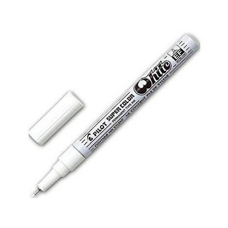 PILOT MARCADOR PERMANENTE DESECHABLE BLANCO EXTRAFINO