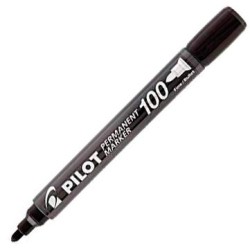 PILOT ROTULADOR PERMANENTE SCA-100 NEGRO