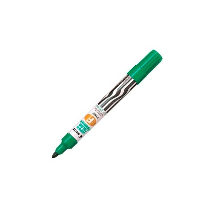 PILOT MARCADOR PERMANENTE SCA-F RECARGABLE VERDE