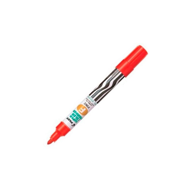 PILOT MARCADOR PERMANENTE SCA-F RECARGABLE ROJO