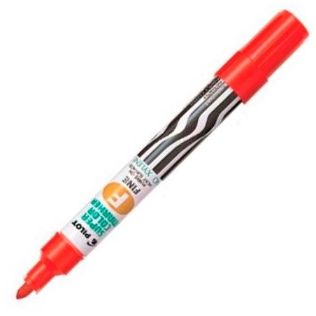 PILOT MARCADOR PERMANENTE SCA-F RECARGABLE ROJO