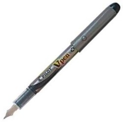 PILOT PLUMA DESECHABLE VPEN SILVER NEGRO