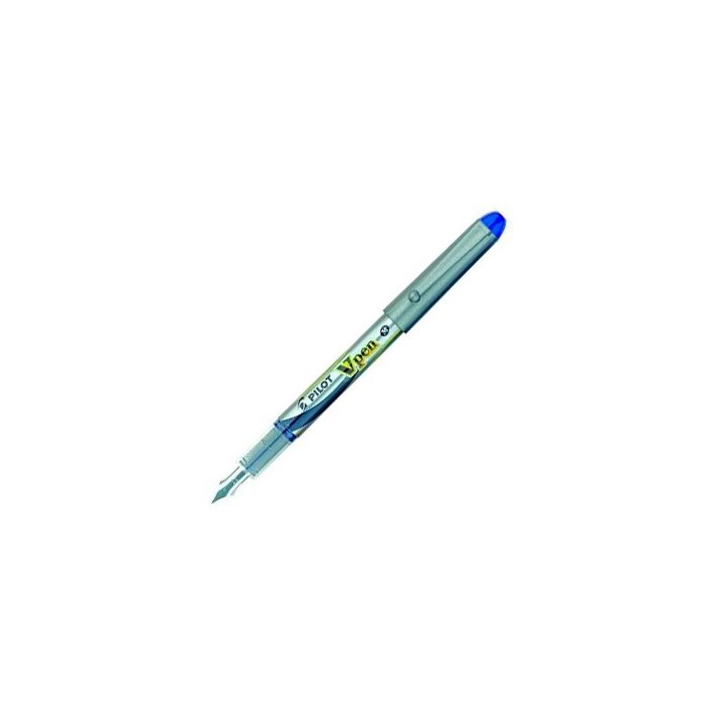 PILOT PLUMA DESECHABLE VPEN SILVER AZUL
