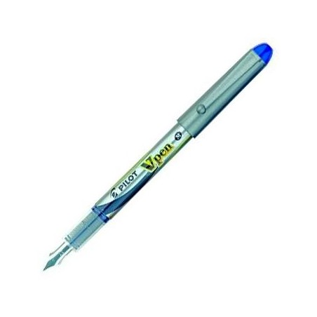 PILOT PLUMA DESECHABLE VPEN SILVER AZUL