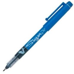 PILOT ROLLER TINTA LÍQUIDA VSIGN PEN PUNTA DE FIBRA 2.0MM AZUL