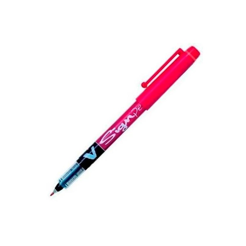 PILOT ROLLER TINTA LÍQUIDA VSIGN PEN PUNTA DE FIBRA 2.0MM ROJO