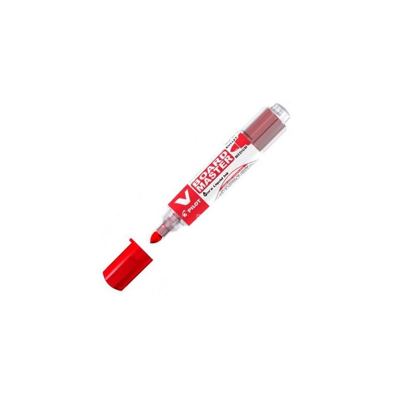 PILOT ROTULADOR PIZARRA BLANCA V BOARD MASTER RECARGABLE ROJO