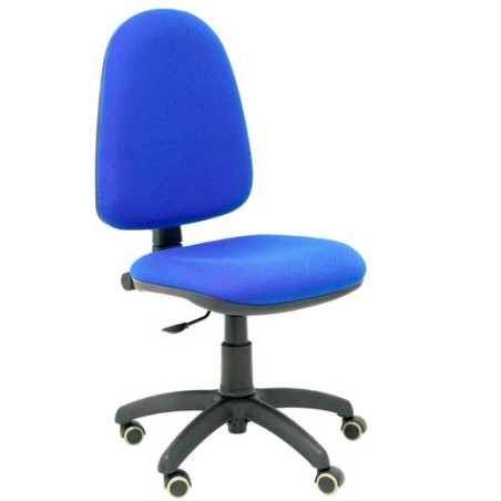 PIQUERAS Y CRESPO SILLA AYNA GIRATORIA C.PERMANENTE RUEDAS DE PARQUÉ TEJIDO BALI AZUL