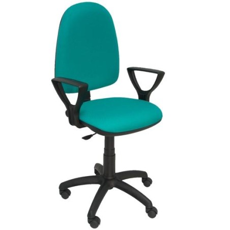 PIQUERAS Y CRESPO SILLA AYNA GIRATORIA C.PERMANENTE BRAZOS FIJOS TEJIDO BALI VERDE CLARO