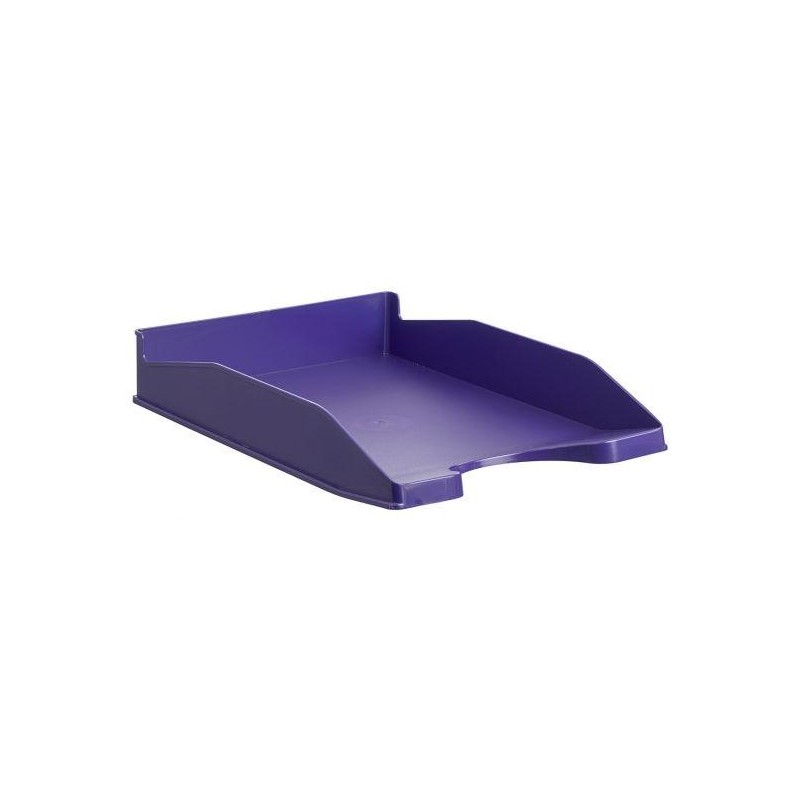 ARCHIVO 2000 BANDEJA APILABLE EN 3 POSICIONES FONDO LISO DIN A4 Y FOLIO 345X255X60 MM MALVA