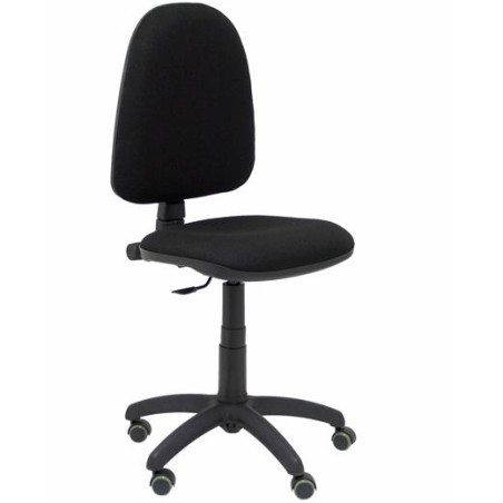 PIQUERAS Y CRESPO SILLA AYNA GIRATORIA C.PERMANENTE RUEDAS DE PARQUÉ TEJIDO BALI NEGRO