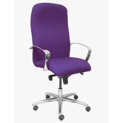PIQUERAS Y CRESPO SILLÓN DE DIRECCIÓN CAUDETE GIRATORIO BASCULANTE REGULABLE BRAZOS/F TEJIDO BALI MORADO