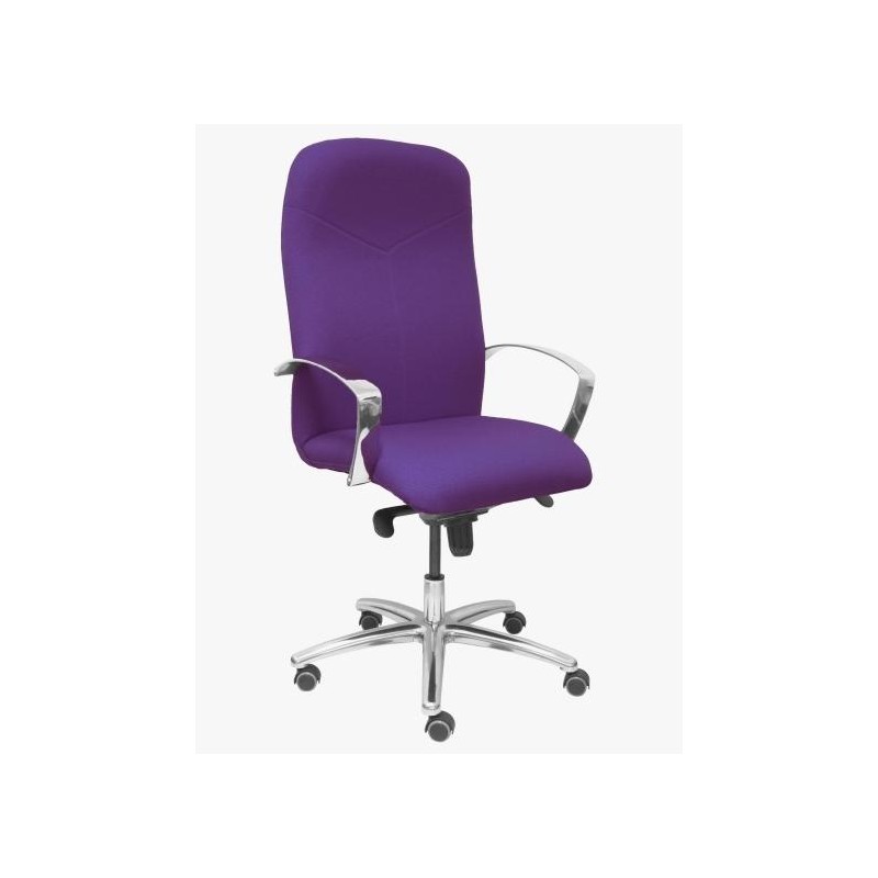 PIQUERAS Y CRESPO SILLÓN DE DIRECCIÓN CAUDETE GIRATORIO BASCULANTE REGULABLE BRAZOS/F TEJIDO BALI MORADO