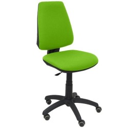 PIQUERAS Y CRESPO SILLA ELCHE GIRATORIA C.PERAMANENTE RUEDAS DE PARQUÉ TEJIDO BALI VERDE PISTACHO