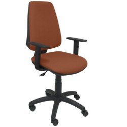 PIQUERAS Y CRESPO SILLA ELCHE GIRATORIAQ C.PERMANENTE BRAZOS REG. TEJIDO BALI MARRÓN