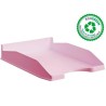 ARCHIVO 2000 BANDEJA ECOGREEN APILABLE 3 POSICIONES 345X255X60MM RECICLADO ROSA PASTEL