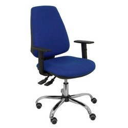 PIQUERAS Y CRESPO SILLA ELCHE GIRATORIA ASINCRO 36H BRAZOS REG. RUEDAS DE PARQUÉ TEJIDO BALI AZUL