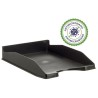 ARCHIVO 2000 BANDEJA ANTIMICROBIANA APILABLE EN 3 POSICIONES FONDO LISO DIN A4 Y FOLIO 345X255X60 MM NEGRO