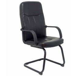 PIQUERAS Y CRESPO SILLÓN VILLA CONFIDENTE PATÍN SIMILPIEL NEGRO