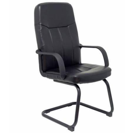 PIQUERAS Y CRESPO SILLÓN VILLA CONFIDENTE PATÍN SIMILPIEL NEGRO