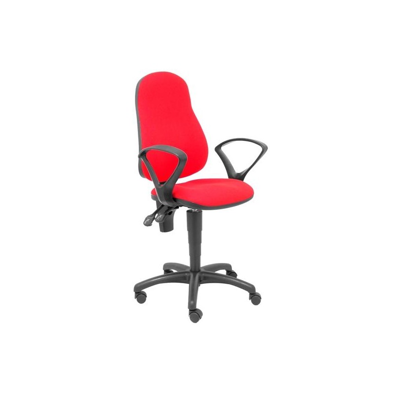 PIQUERAS Y CRESPO SILLA ALAMO CP BRAZOS FIJOS ASIENTO TEJIDO ARAN ROJO