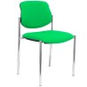 PIQUERAS Y CRESPO SILLA FIJA STYL SIN BRAZOS CHASIS CROMO TEJIDO BALI VERDE