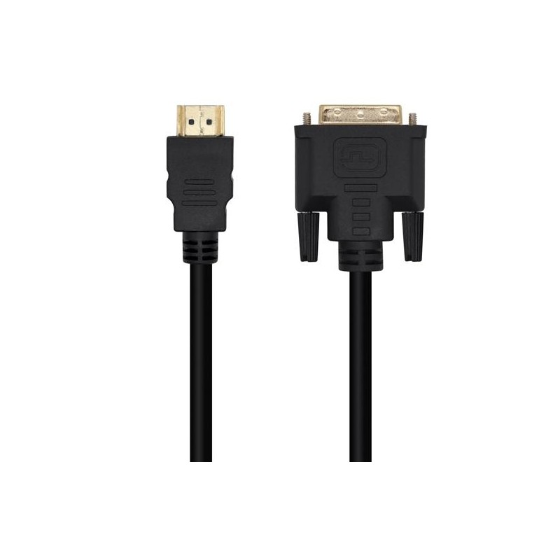 AISENS CABLE DVI A HDMI DVI18+1/M - HDMI A/M NEGRO 1,8M