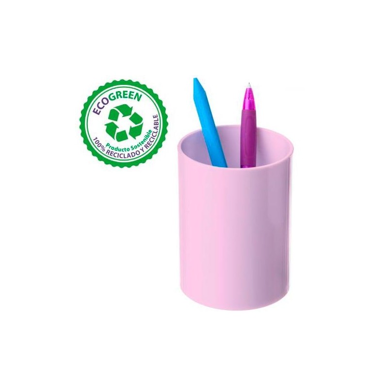 ARCHIVO 2000 PORTALÁPICES ECOGREEN 75X105MM RECICLADO ROSA PASTEL