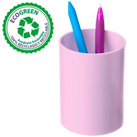 ARCHIVO 2000 PORTALÁPICES ECOGREEN 75X105MM RECICLADO ROSA PASTEL
