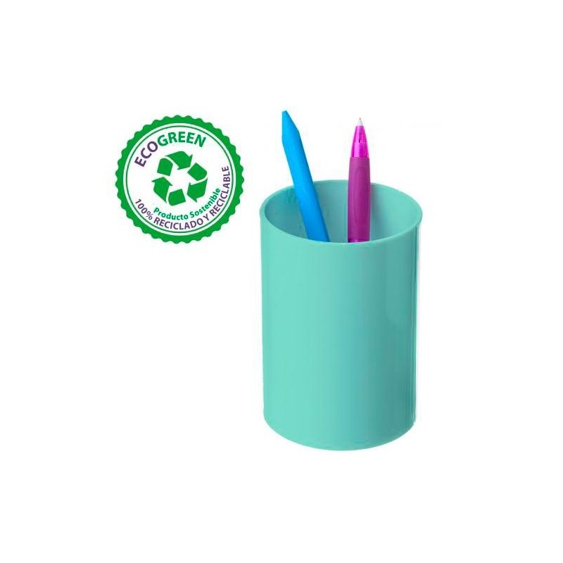 ARCHIVO 2000 PORTALÁPICES ECOGREEN 75X105MM RECICLADO VERDE PASTEL