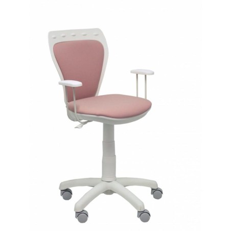 PIQUERAS Y CRESPO SILLA JUVENIL MINISTYLE BLANCA MICRO ROSA