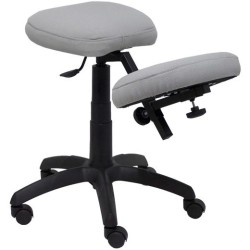 PIQUERAS Y CRESPO TABURETE LIETOR REGULABLE GIRATORIO BALI GRIS CLARO