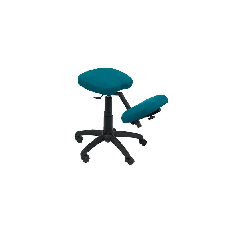 PIQUERAS Y CRESPO TABURETE LIETOR REGULABLE GIRATORIO BALI VERDE OSCURO