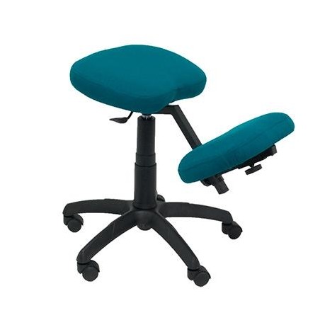 PIQUERAS Y CRESPO TABURETE LIETOR REGULABLE GIRATORIO BALI VERDE OSCURO