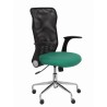 PIQUERAS Y CRESPO SILLA MINAYA GIRATORIA MECANISMO BASCULANTE B/REGULABLES RESPALDO MALLA NEGRO ASIENTO 3D VERDE