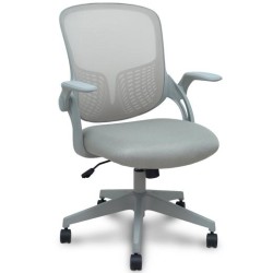 PIQUERAS Y CRESPO SILLA OPTI544 GRIS RESPALDO MALLA GRIS ASIENTO 3D GRIS