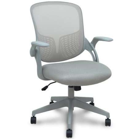 PIQUERAS Y CRESPO SILLA OPTI544 GRIS RESPALDO MALLA GRIS ASIENTO 3D GRIS