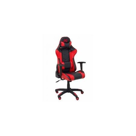 PIQUERAS Y CRESPO SILLA GAMING ATALAYA BASCULANTE GIRATORIA REGULABLE EN ALTURA NEGRO Y ROJO