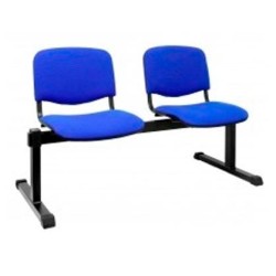 PIQUERAS Y CRESPO BANCADA ISO 2 PLAZAS TAPIZADO ARAN AZUL