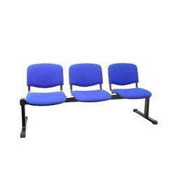 PIQUERAS Y CRESPO BANCADA ISO 3 PLAZAS TAPIZADO ARAN AZUL