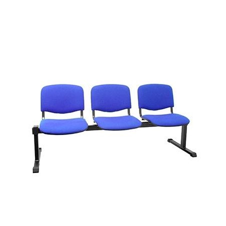 PIQUERAS Y CRESPO BANCADA ISO 3 PLAZAS TAPIZADO ARAN AZUL