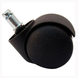 PIQUERAS Y CRESPO KIT DE 5 RUEDAS AUTOFRENANTE PARA SILLA PERNO 11MM NEGRO